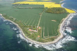 Luftbild der Insel Fehmarn